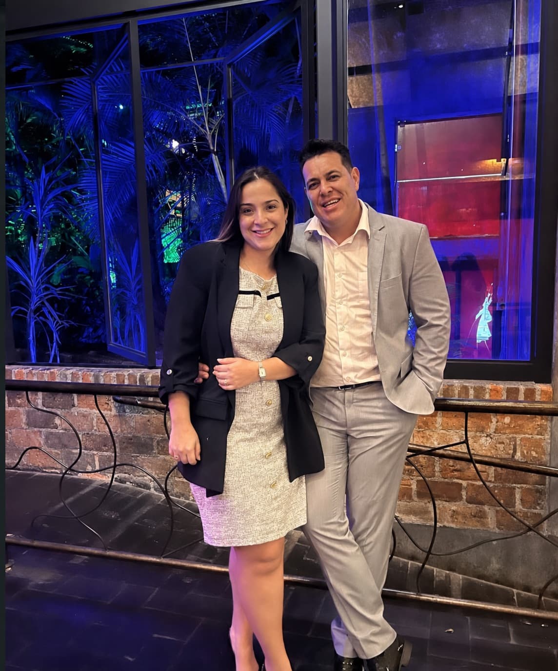 Daniel, fundador da DRC, e a esposa Patrícia